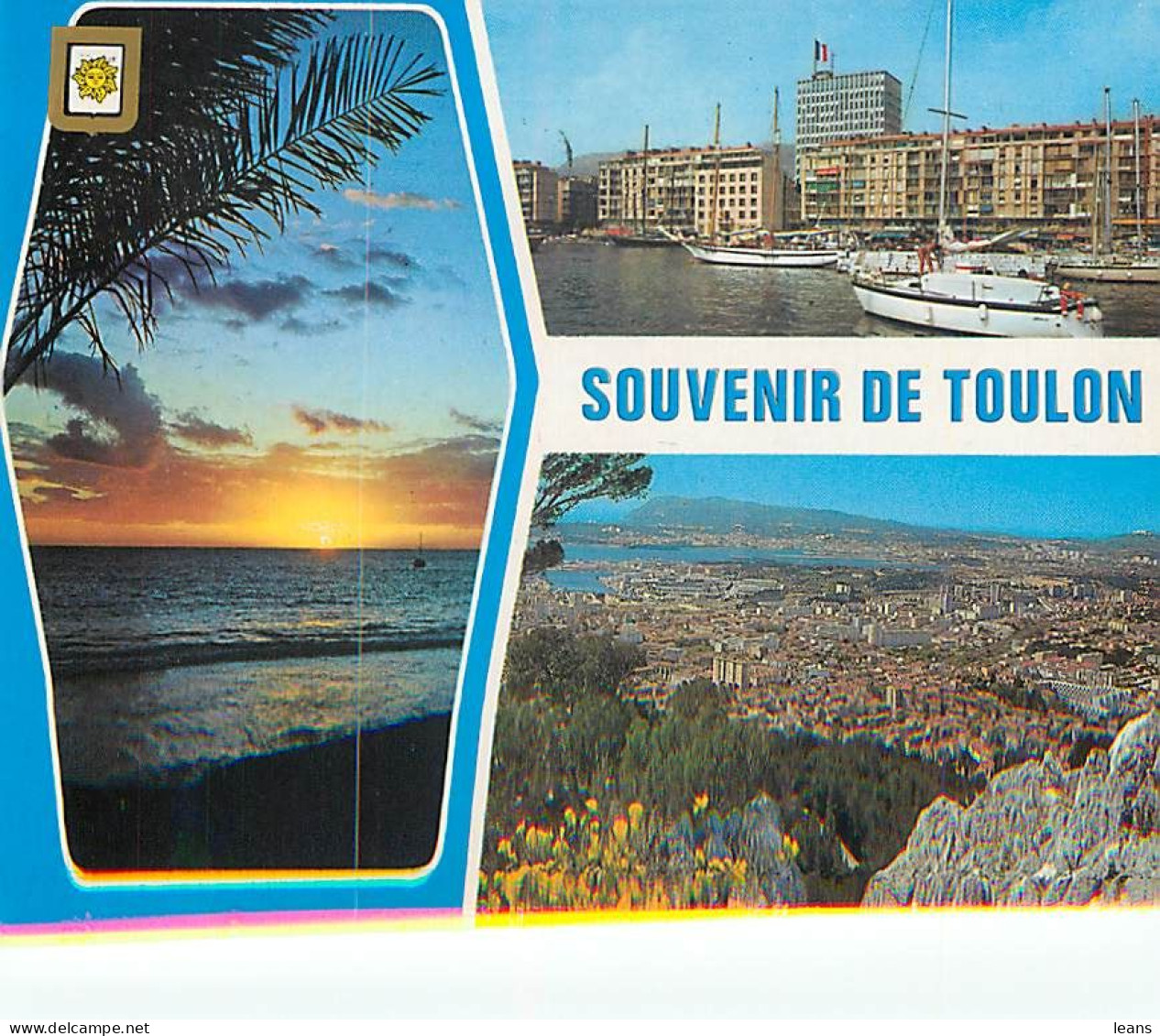 TOULON - LOT DE 146 CARTES POSTALES SEMI-MODERNES