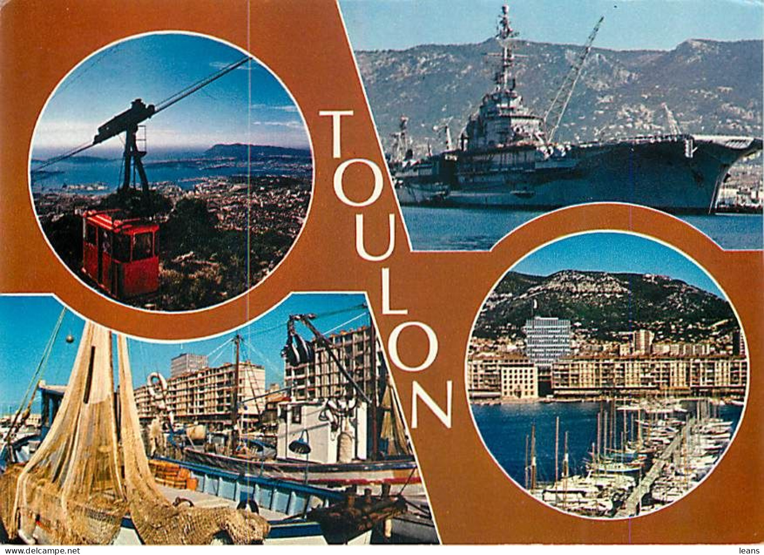 TOULON - LOT DE 146 CARTES POSTALES SEMI-MODERNES