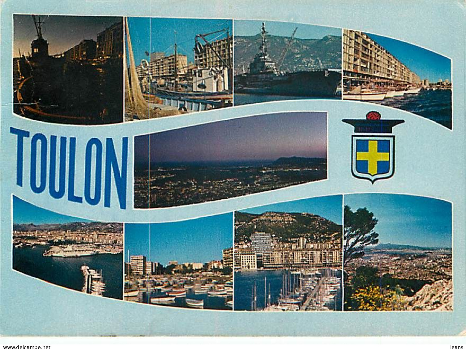 TOULON - LOT DE 146 CARTES POSTALES SEMI-MODERNES