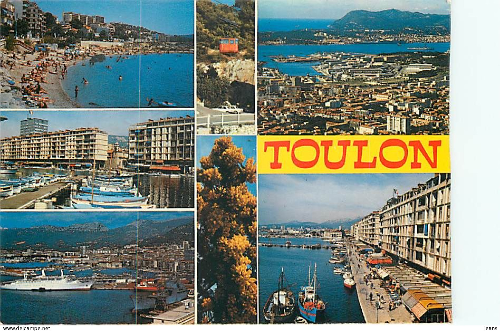 TOULON - LOT DE 146 CARTES POSTALES SEMI-MODERNES