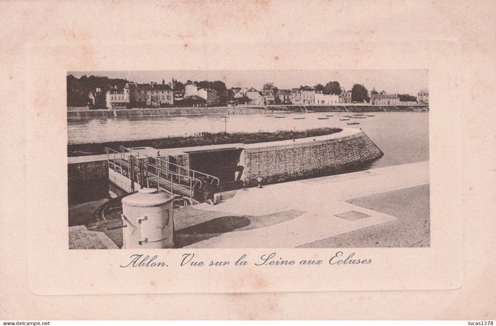 94 / ABLON / VUE SUR LA SEINE AUX ECLUSES - Ablon Sur Seine