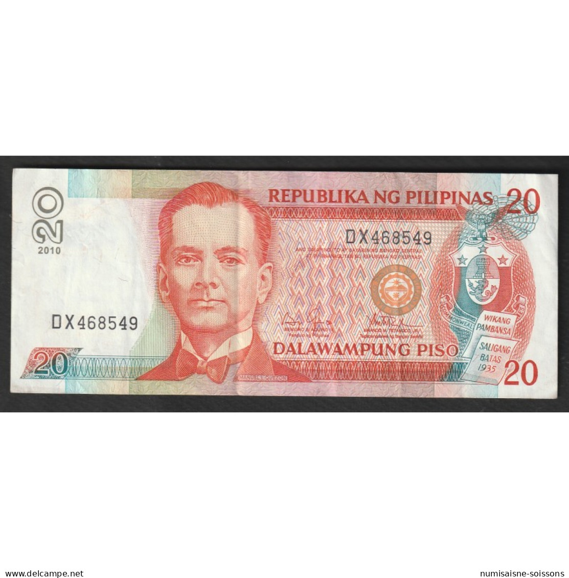 PHILIPPINES - PICK 182 J - 20 PISO - 2019 - TTB - Philippinen