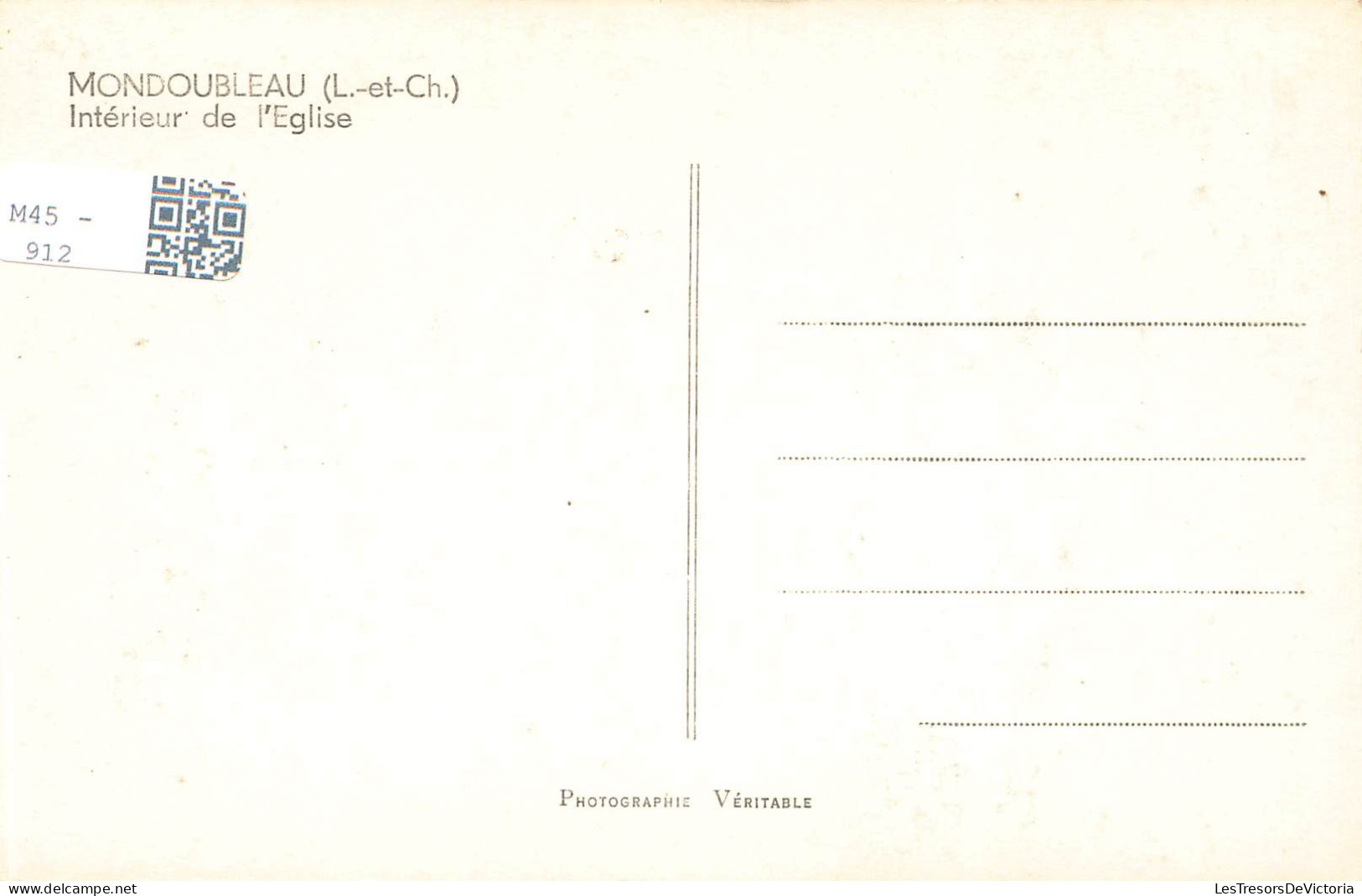FRANCE - Mondoubleau (L Et Ch) - Vue De L'intérieur De L'église - Vue Dans L'église - Carte Postale Ancienne - Vendome