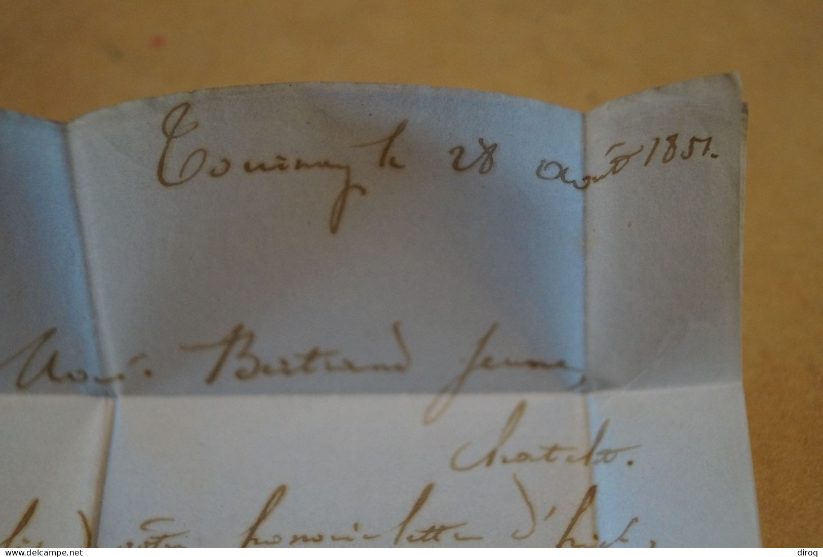 Bel Envoi,très Belle Oblitération Gembloux Poste N° 120,Châtelineau 1851 - Postmarks - Lines: Distributions