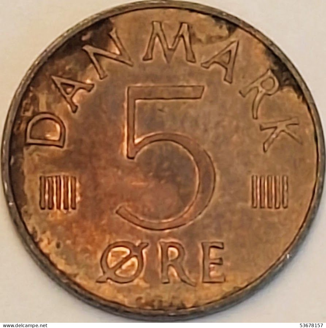 Denmark - 5 Ore 1977, KM# 859.1 (#3728) - Danemark