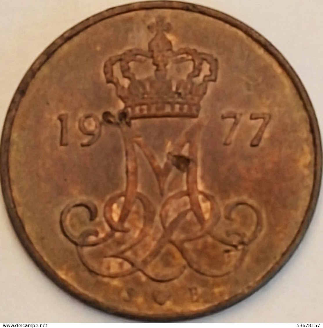 Denmark - 5 Ore 1977, KM# 859.1 (#3728) - Denmark