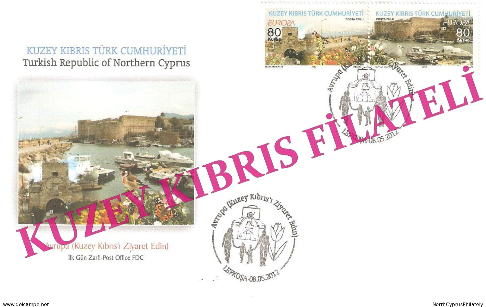 2013 TURKISH CYPRUS ZYPERN CHYPRE "Complete Year Of FDC's" FDC - Covers & Documents