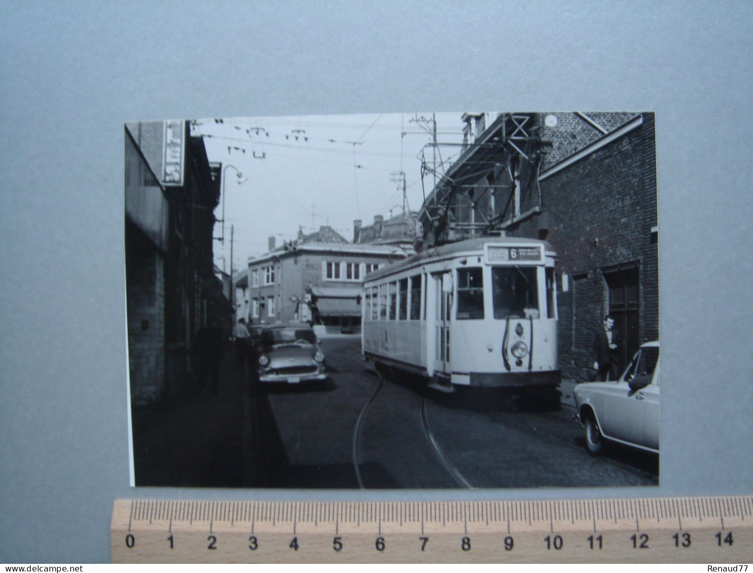 Photo - Dour - Rue Grande - Tram - Tramway - Ligne 6 - Dour