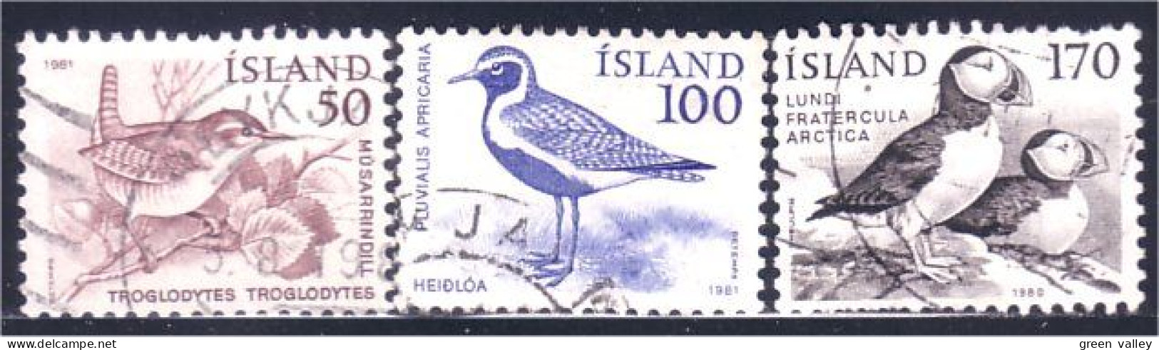 496 Iceland Troglodyte Pluvier Puffin (ISL-303) - Neufs