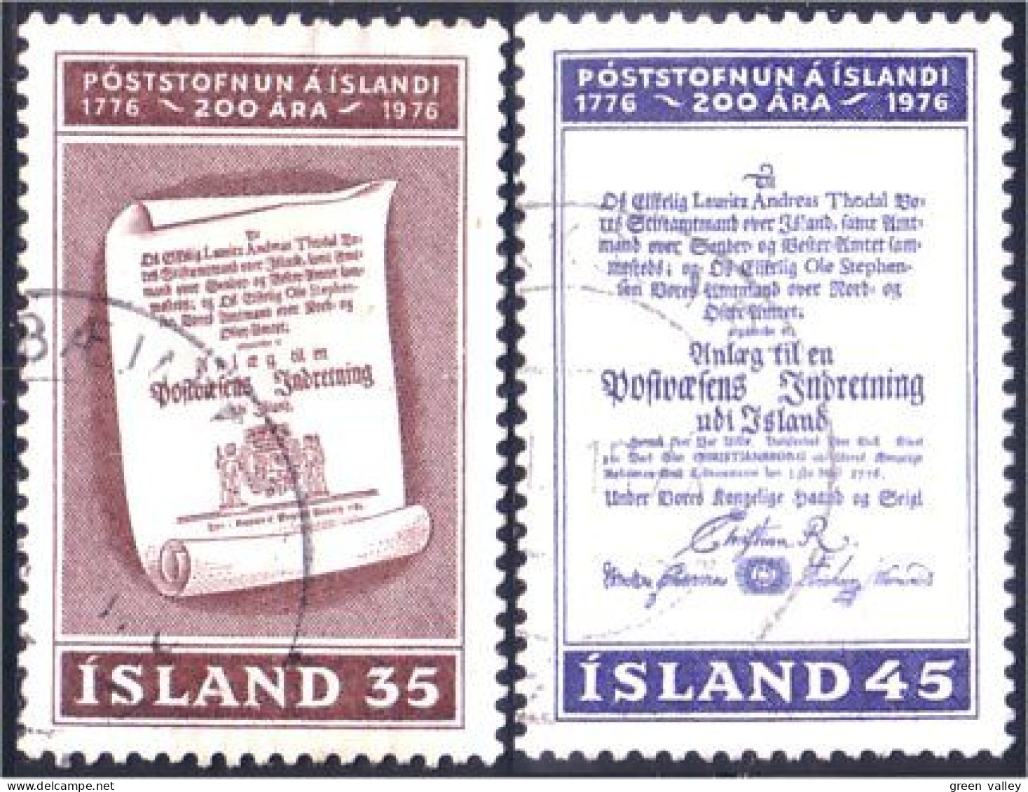 496 Iceland Decret Postal Decree (ISL-281) - Nuovi