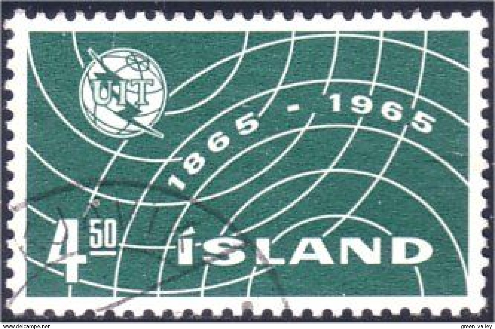 496 Iceland IUT ITU Telecommunications (ISL-256) - Unused Stamps