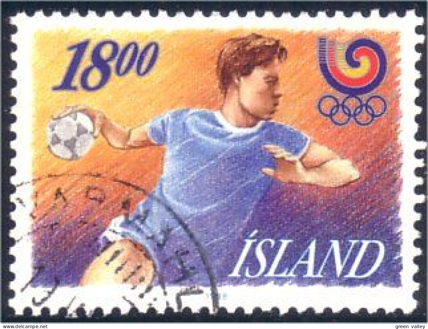 496 Iceland Handball Hand Ball (ISL-245) - Handbal