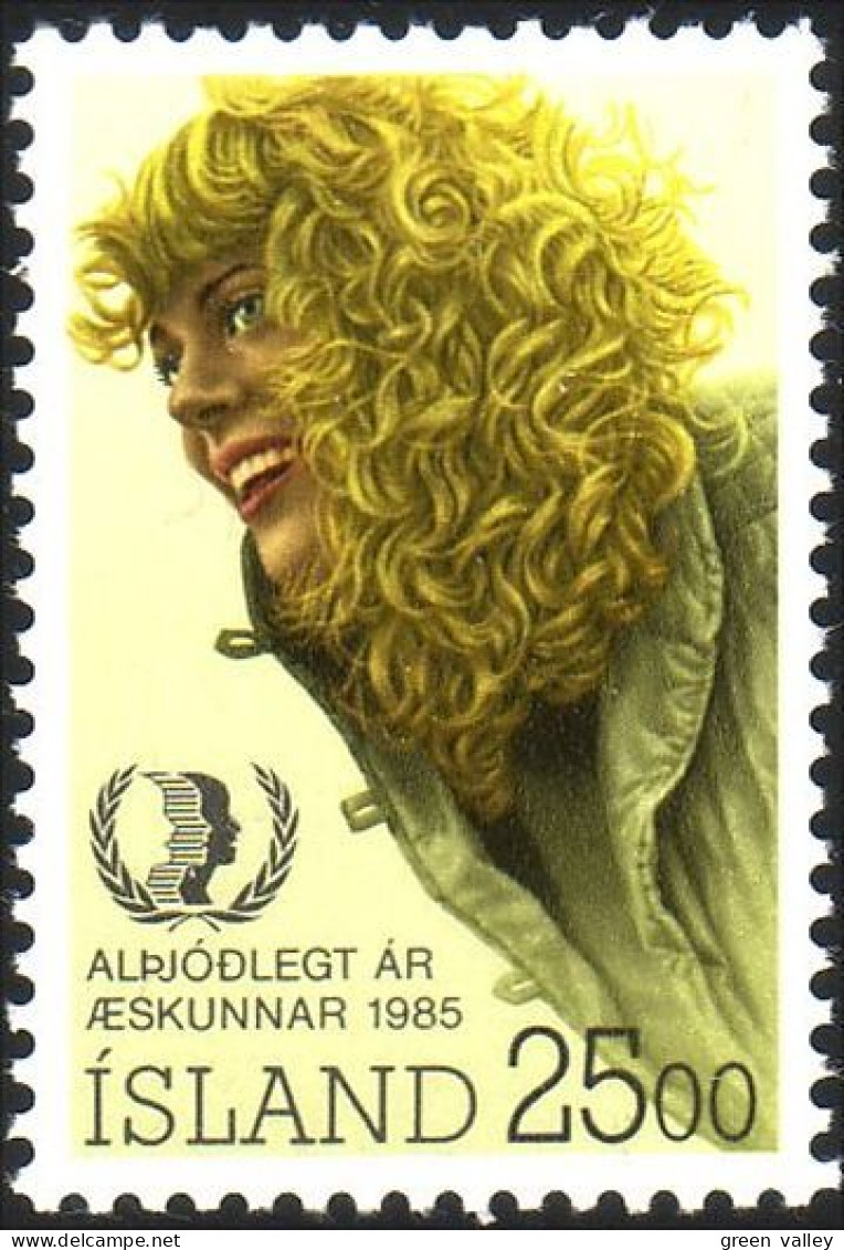 496 Iceland Young Girl MNH ** Neuf SC (ISL-150) - Unused Stamps
