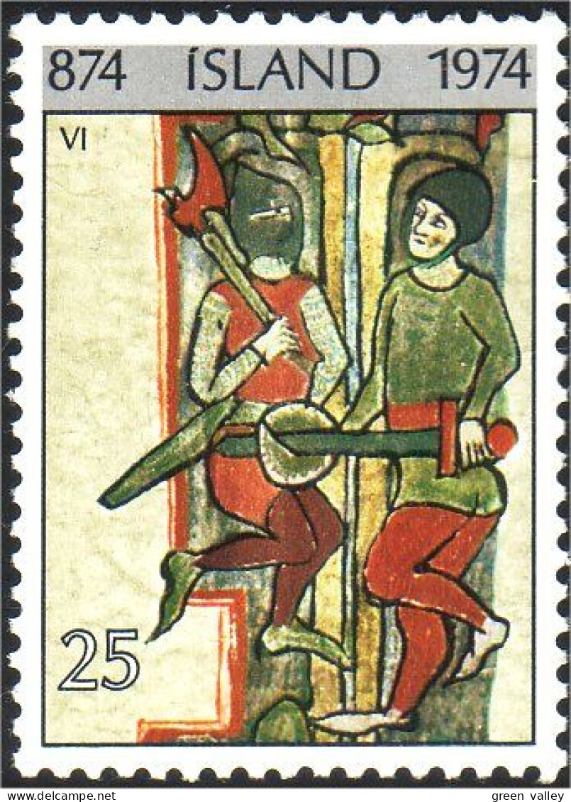 496 Iceland Knights MNH ** Neuf SC (ISL-115) - Nuevos