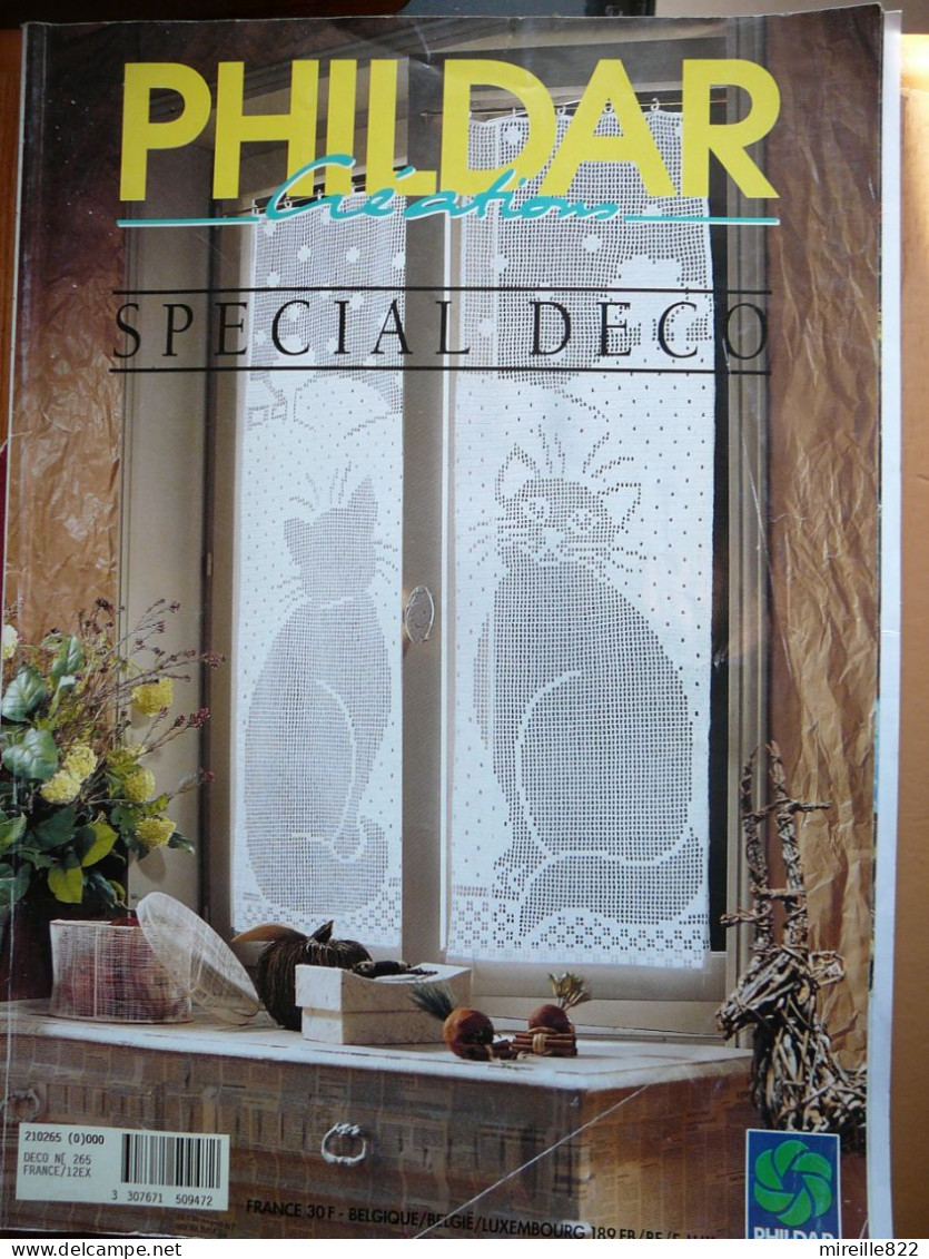 Revue Phildar Spécial Déco N°265 - 1995 - Cross Stitch