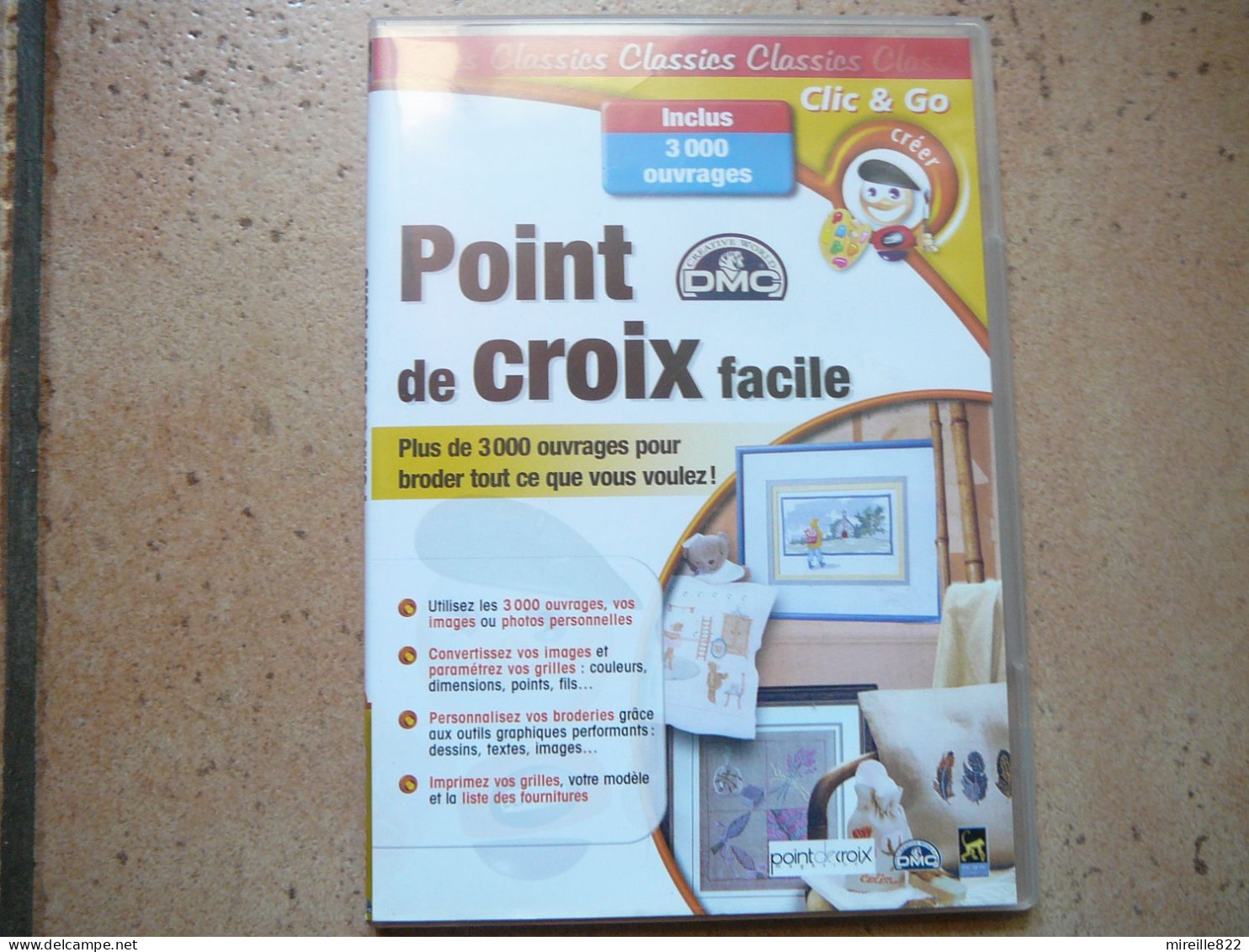 Revue Point De Croix N°1 - Stickarbeiten