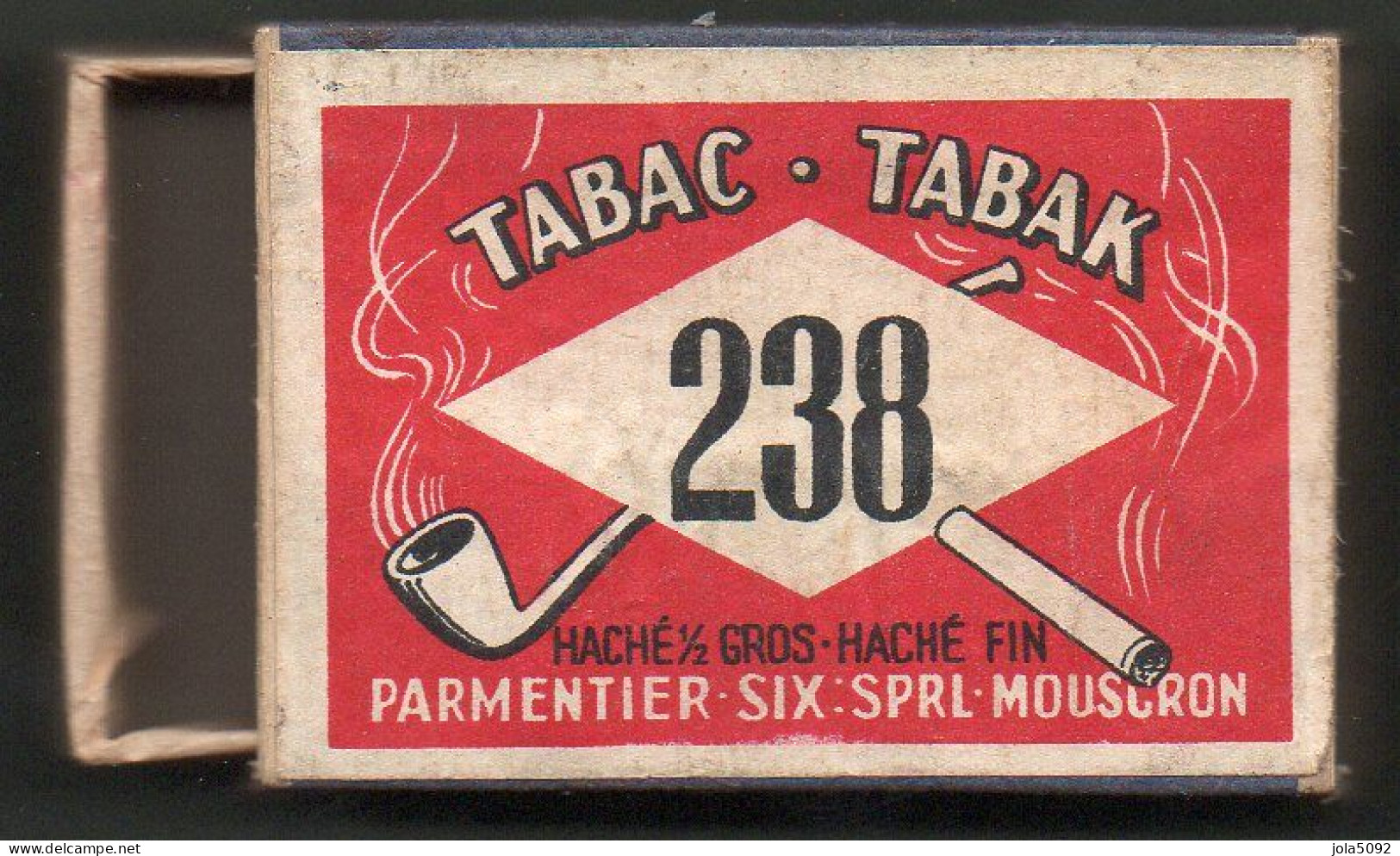 Boîte D'Allumettes - TABAC/TABAK 238 - Boites D'allumettes