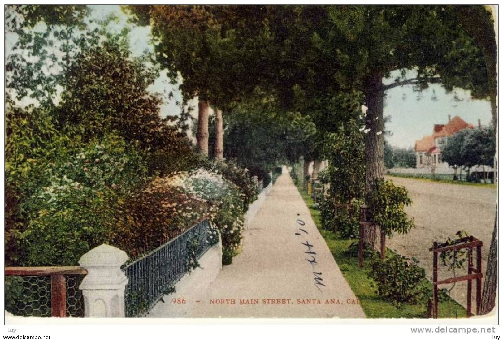 SANTA ANA, CA, North Main Street,,  Used 1910 - Santa Ana