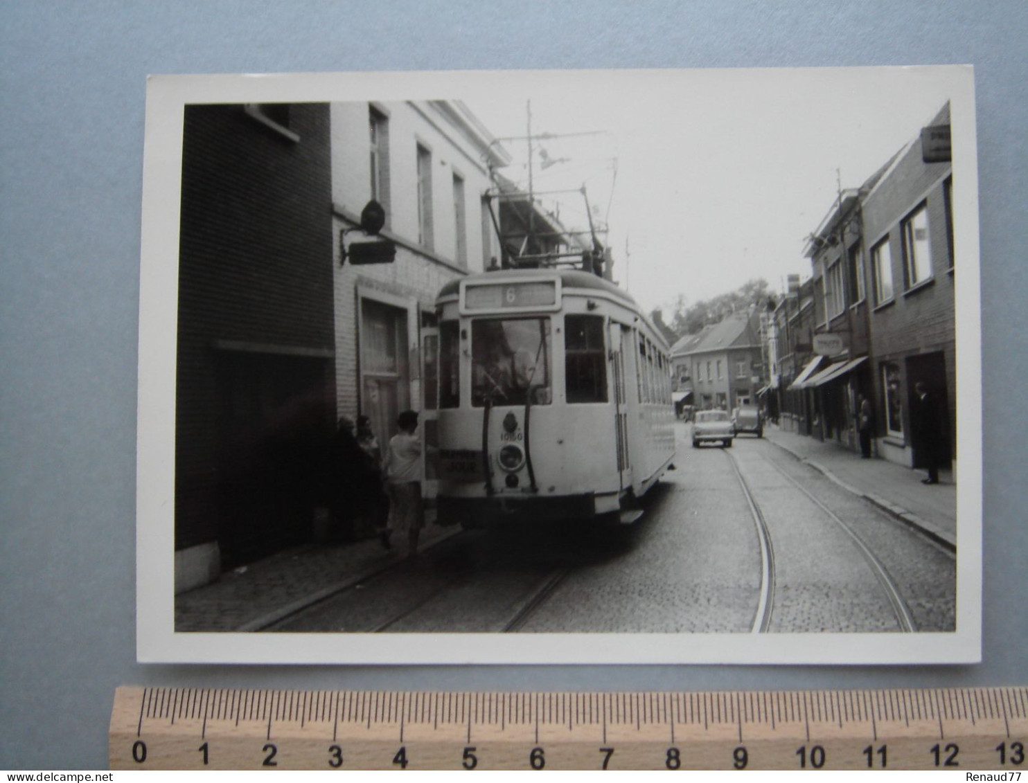 Photo - Dour - Rue Grande - Tram - Tramway - Ligne 6 - Dour