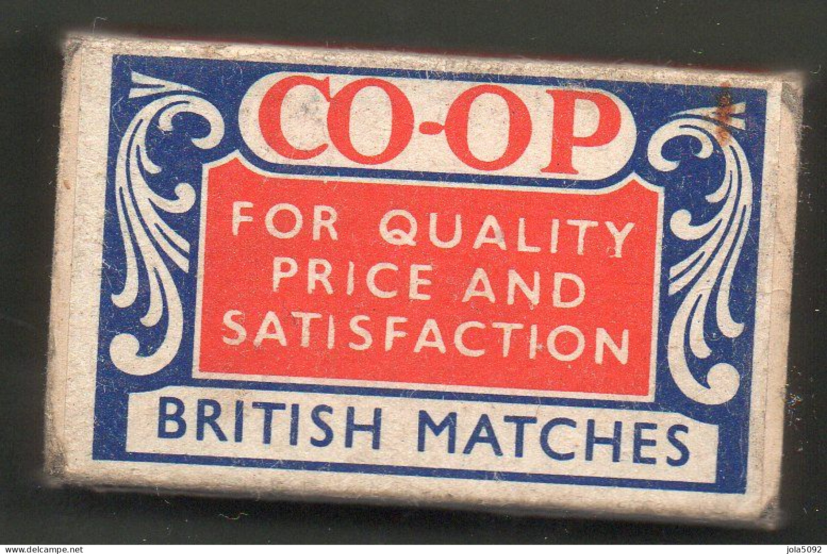 Boîte D'Allumettes - ANGLETERRE - CO-OP MATCHES - Boites D'allumettes