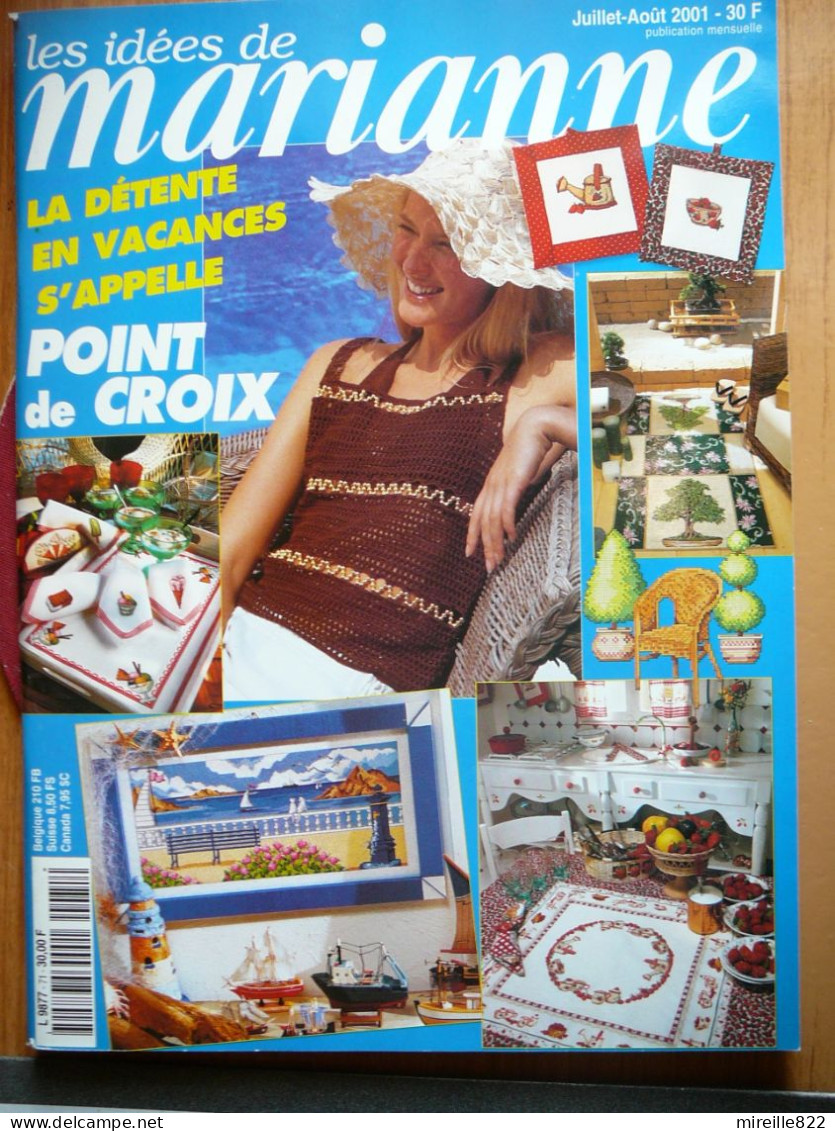 Revue Les Idées De Marianne - Juillet Août 2001 - Point De Croix