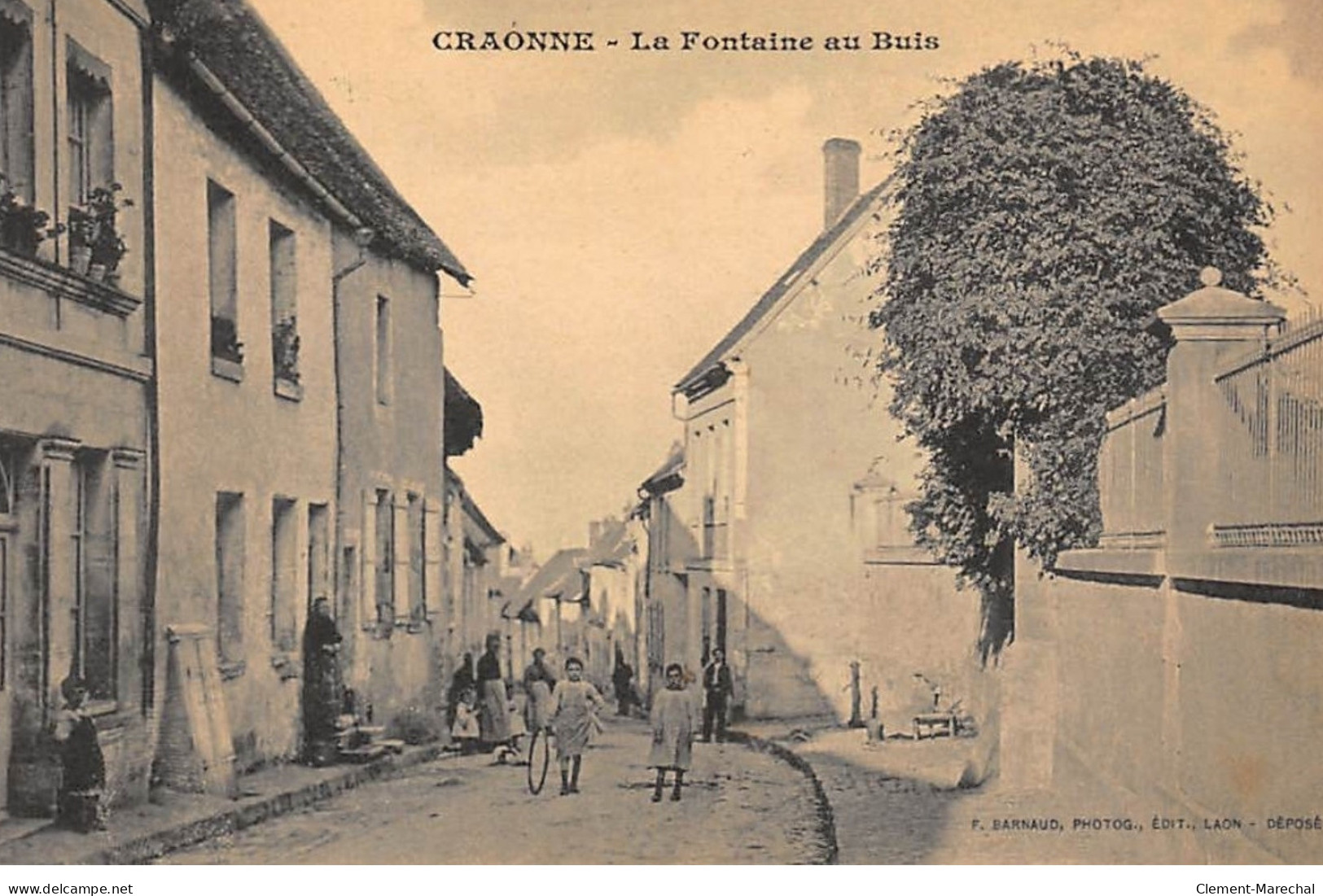 CRAONNE : La Fontaine Au Buis - Etat - Craonne