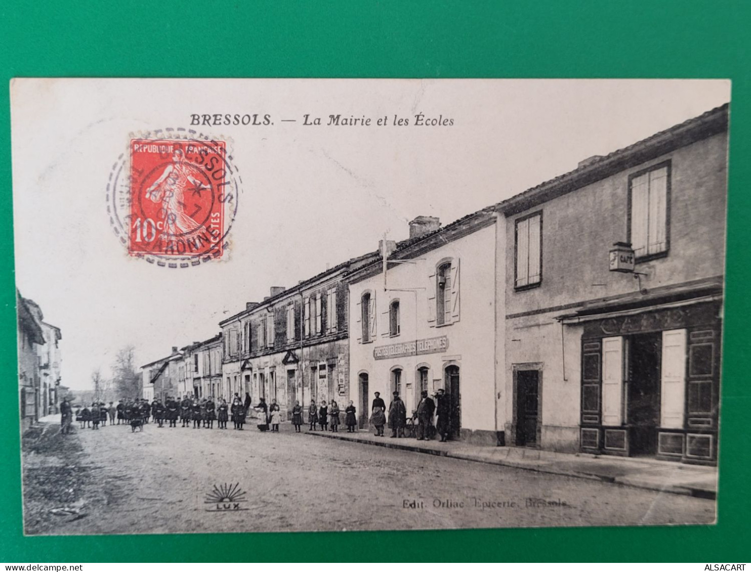 Bressols , Avenue De Labastide Et Mairie Et école 2 Cartes - Bressols