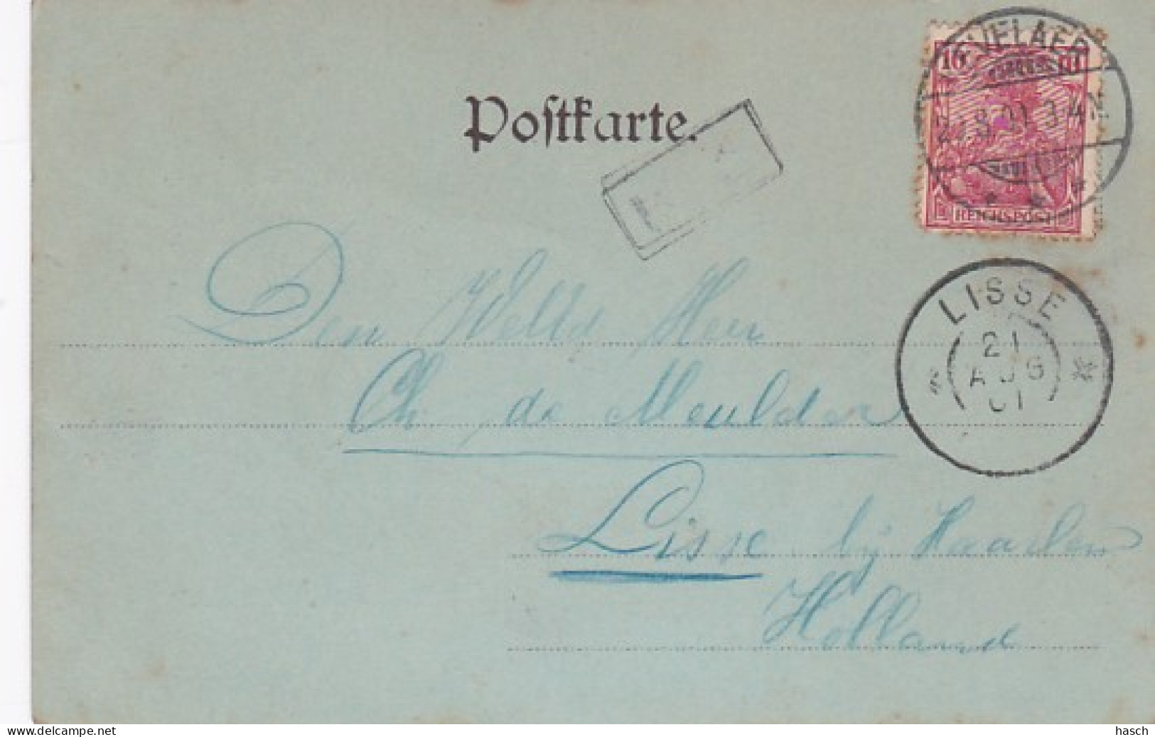 3728	12	Gruss Aus Kevelaer (gestempelt 1901)(links Oben Kleines Falten) - Kevelaer