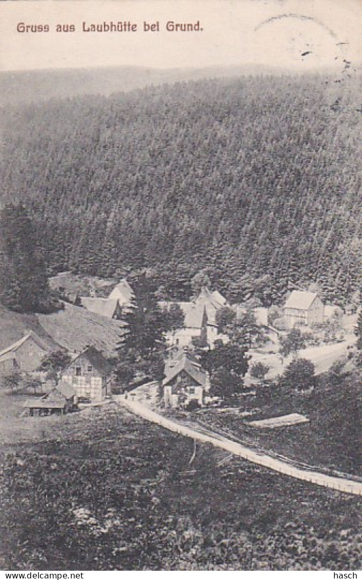 3728	184	Gruss Aus Laubhütte (gestempelt 1911) - Bad Grund