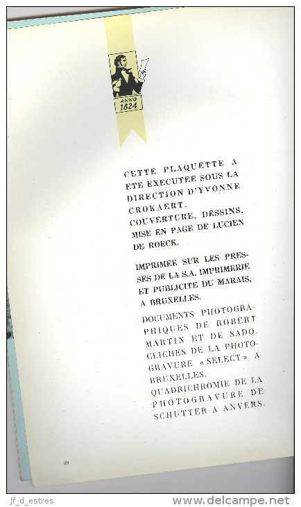 Compagnies Belges D'assurances Générales. A.G. 1824 - 1958, Jolie Plaquette Abondamment Illustrée - Bank & Versicherung