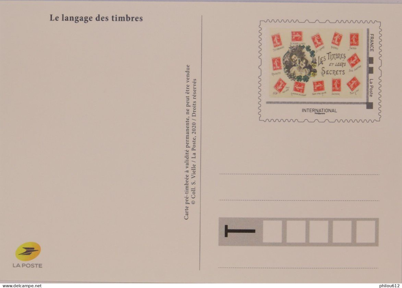 Le Langage Des Timbres - 2020 - Prêts-à-poster: TSC Et Repiquages Semi-officiels