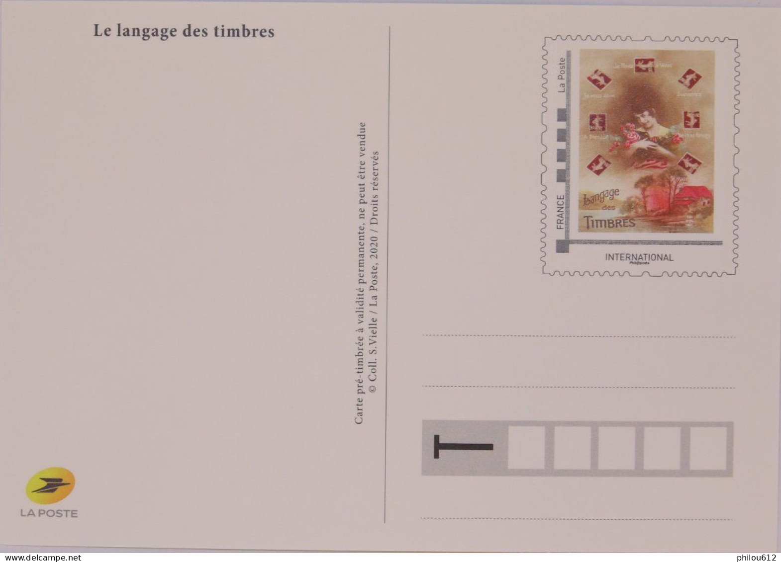 Le Langage Des Timbres - 2020 - PAP: TSC Und Halboffizielle Aufdrucke