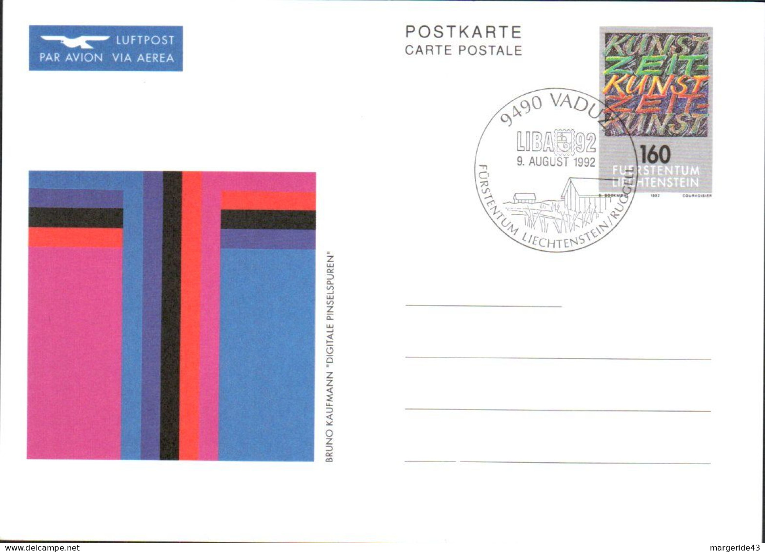 LIECHTENSTEIN LOT DE 53 CARTES MAXIMUM