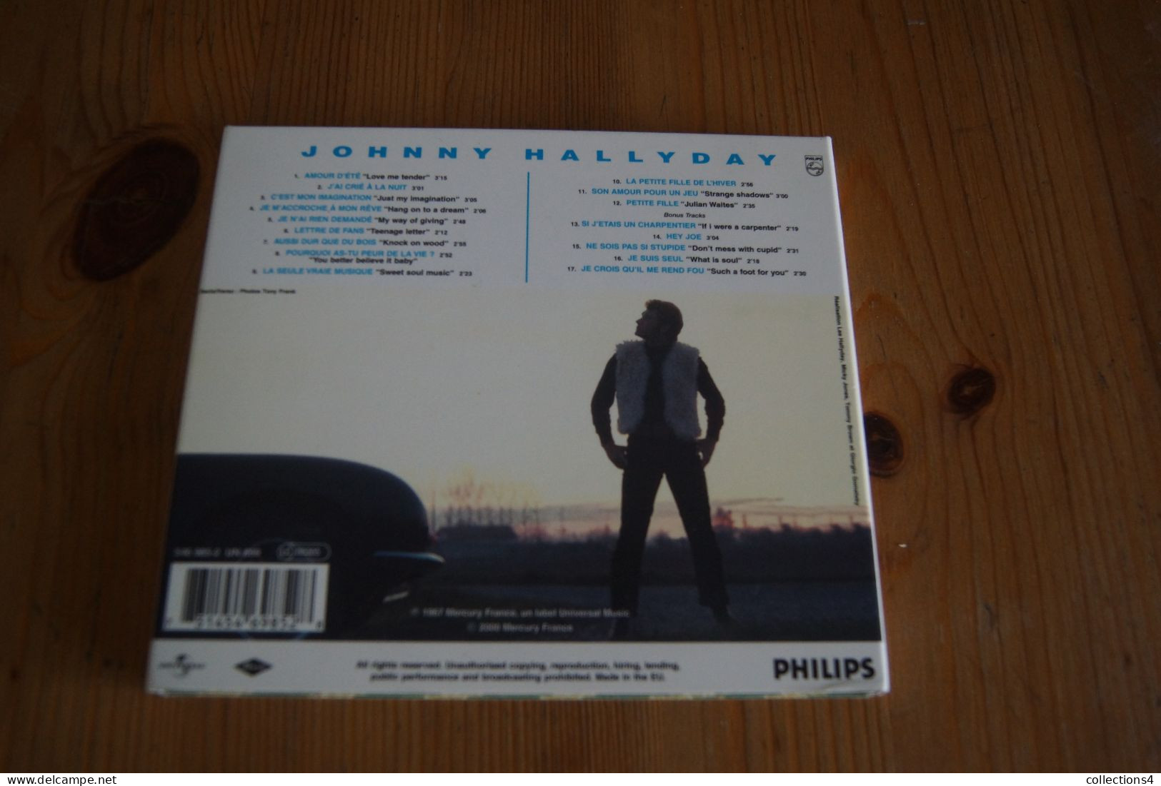 JOHNNY HALLYDAY AMOUR D ETE  CD DIGIPAC  CD DIGIPAK VALEUR + SORTIE 2000 - Rock