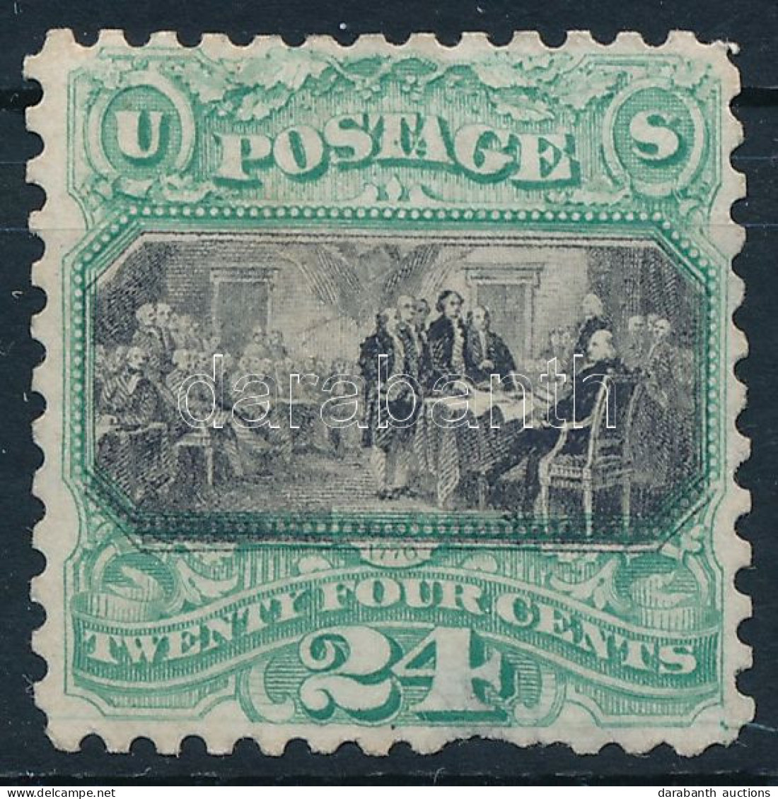 (*) Amerikai Egyesült Államok 1875 Mi 33S (*MI EUR 2.200.-) (alul Sérült és Elvékonyodott / Demaged And Thin Paper Below - Sonstige & Ohne Zuordnung