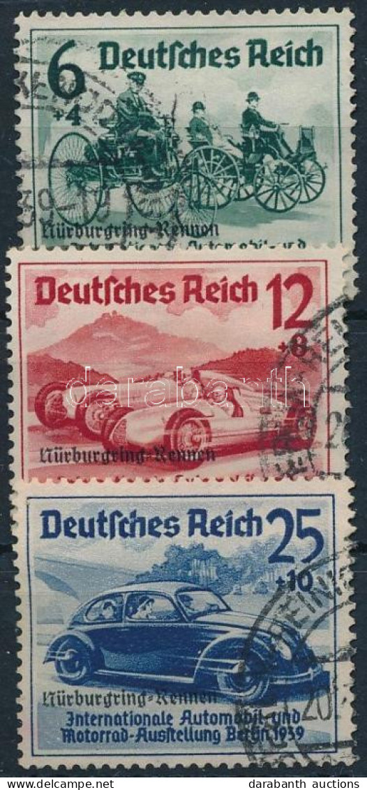 O 1939 Nürburgring Rennen Mi 695-697 (Mi EUR 100.-) - Other & Unclassified