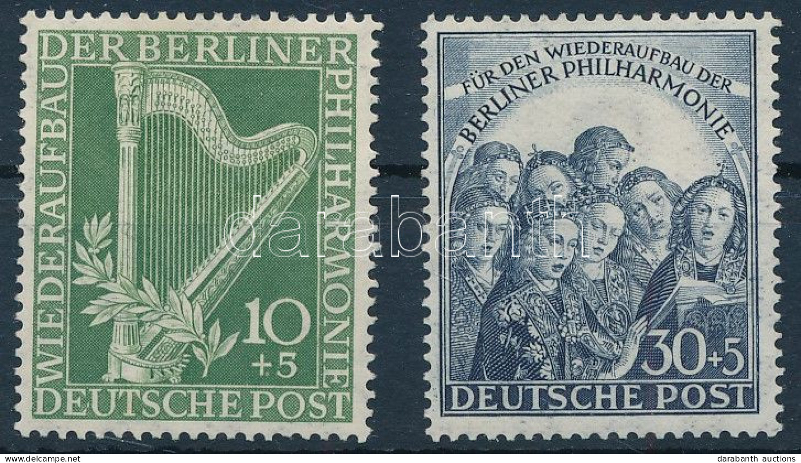 ** Berlin 1950 Berlini Filharmonikusok Sor Mi 72-73 (Mi EUR 140.-) - Sonstige & Ohne Zuordnung