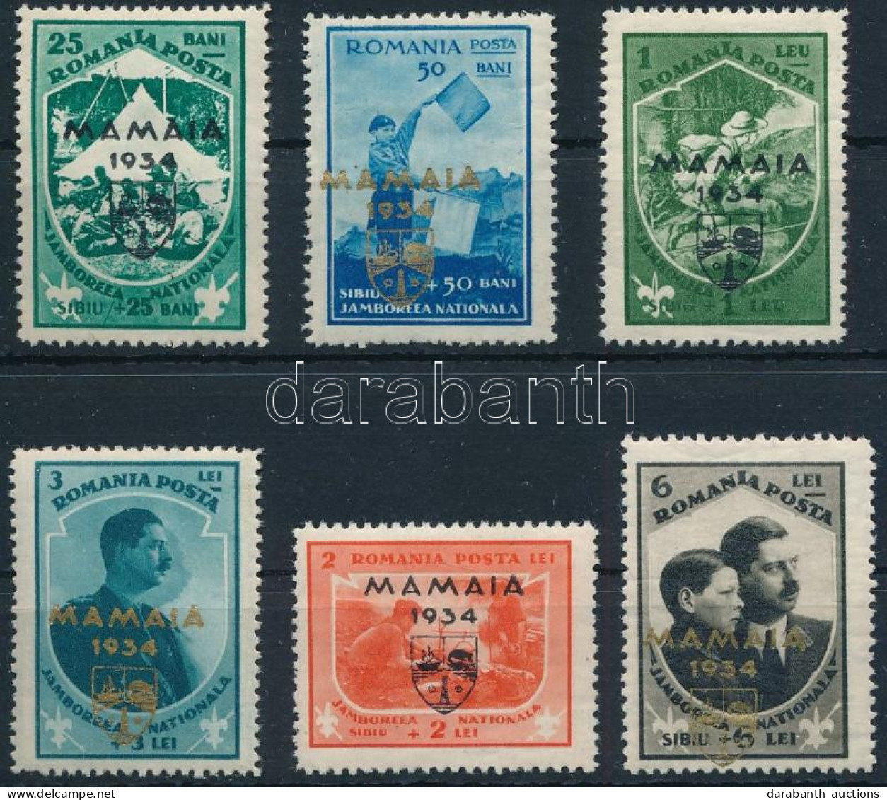 ** Románia 1934 Mi 468-473 (Mi EUR 110,-) - Other & Unclassified