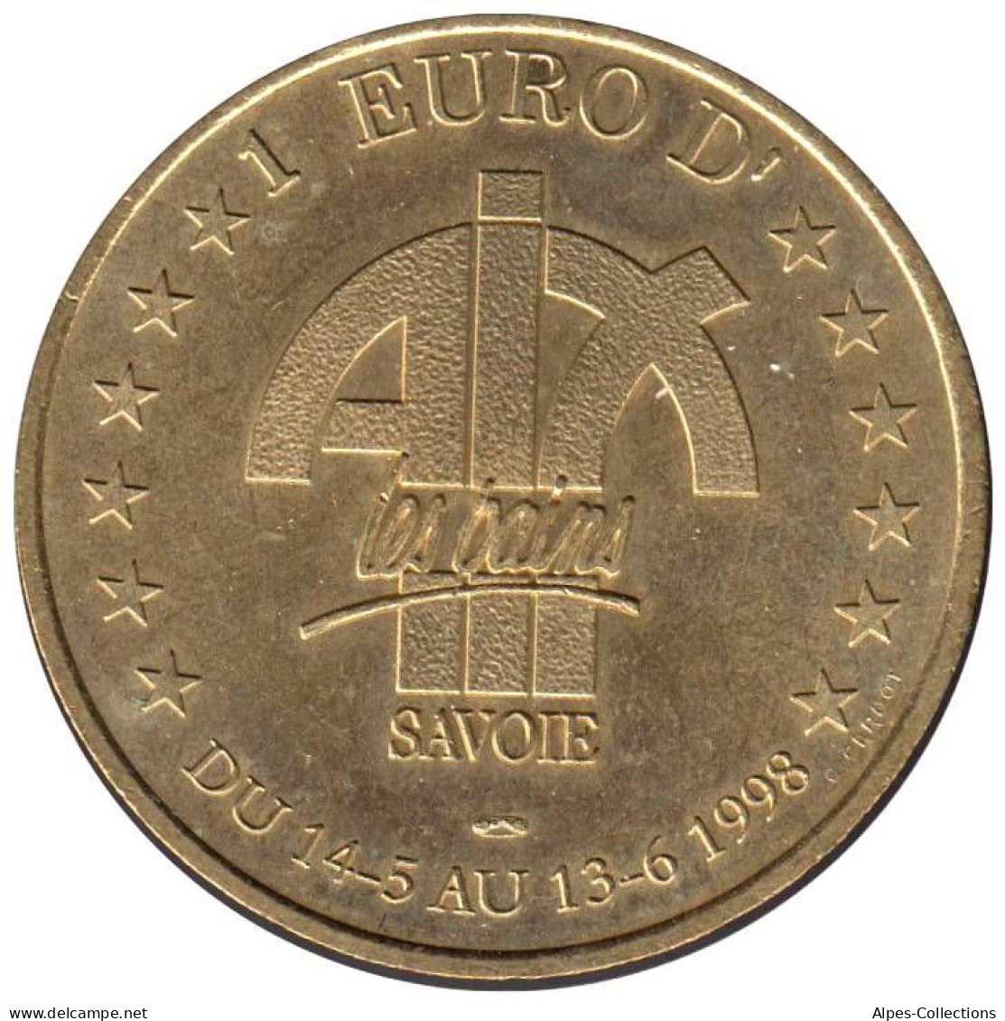 AIX LES BAINS - EU0010.3 - 1 EURO DES VILLES - Réf: T418 - 1998 - Euro Der Städte
