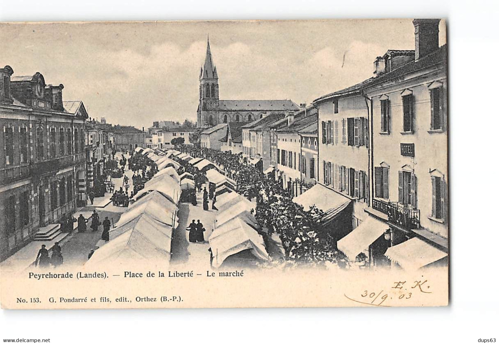 PEYREHORADE - Place De La Liberté - Très Bon état - Peyrehorade