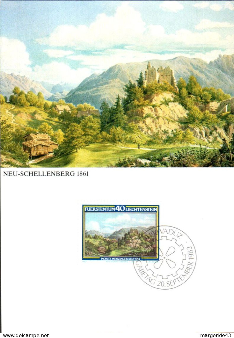 LIECHTENSTEIN LOT DE 36 CARTES MAXIMUM