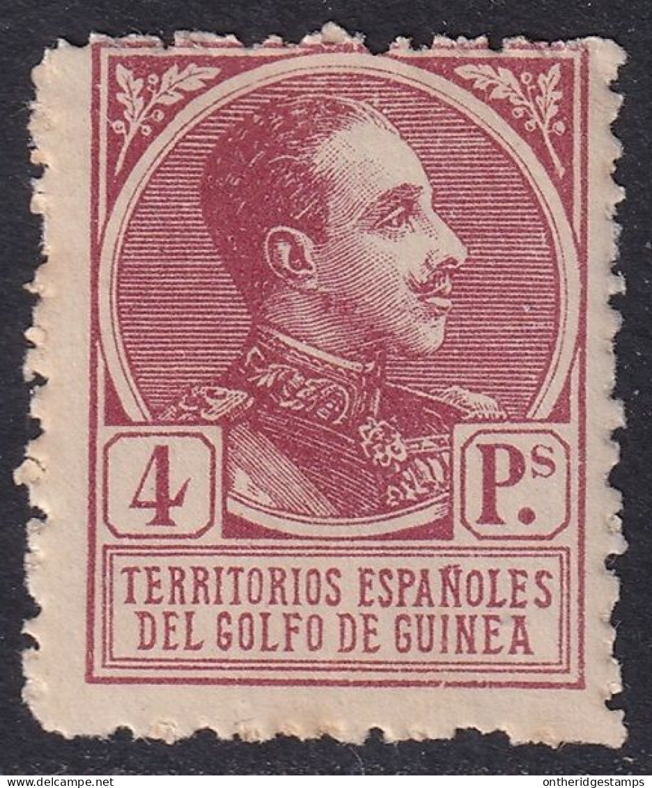 Spanish Guinea 1919 Sc 169 Ed 139 MNG(*) Rough Perfs - Spanish Guinea