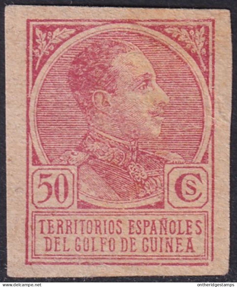 Spanish Guinea 1919 Sc 167 Ed 137s Imperf Variety MNG(*) - Guinée Espagnole