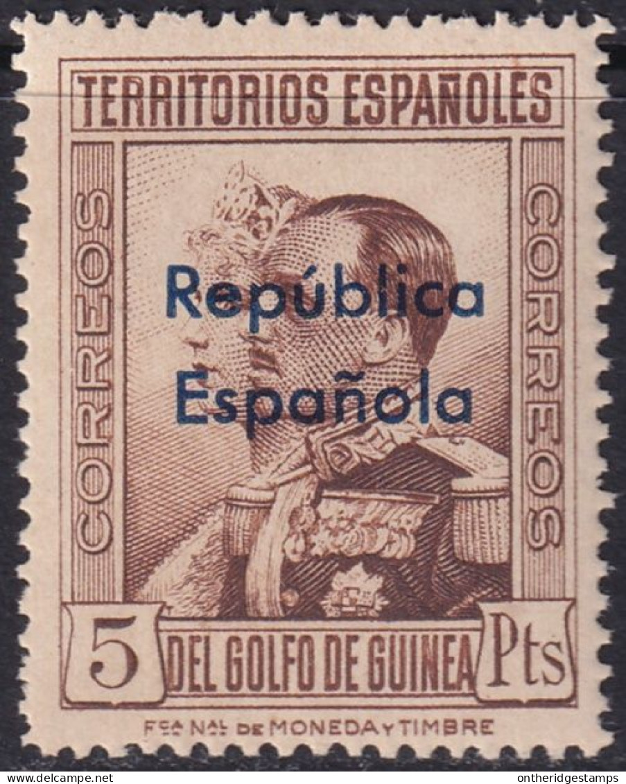 Spanish Guinea 1933 Sc 261 Ed 243 MLH* Streaky Gum - Guinea Española