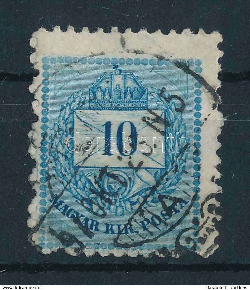 O 1881 10kr Karcok A Boríték Közepénél (ex Lovász) - Other & Unclassified