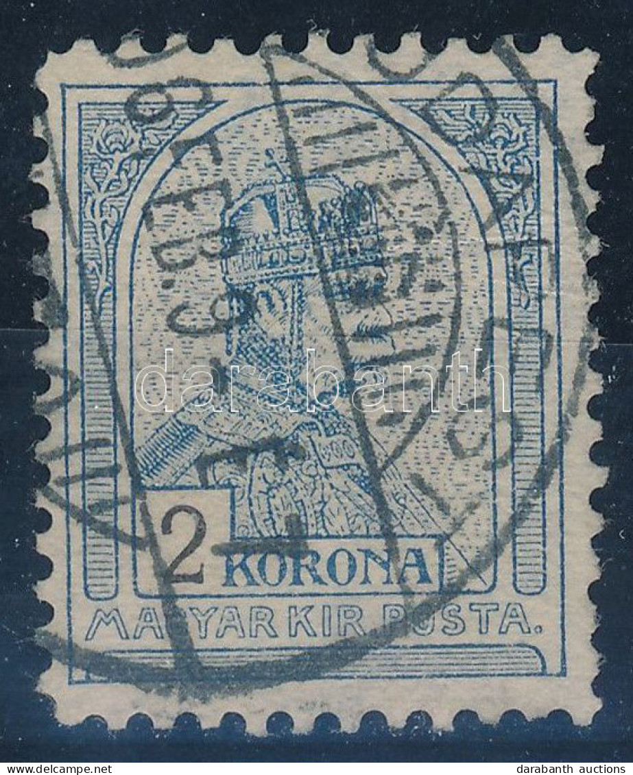 O 1904 Turul 2K B 11 1/2 Fogazással (60.000) - Other & Unclassified