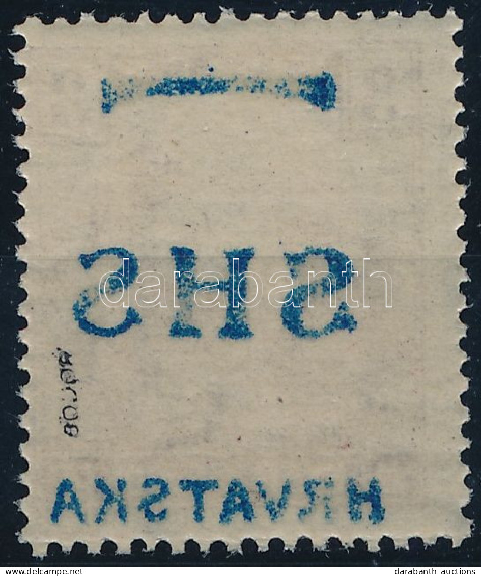 ** SHS 1918 Arató 3f Gépszínátnyomattal. Signed: Bodor. Certificate: Zrinjscak - Autres & Non Classés