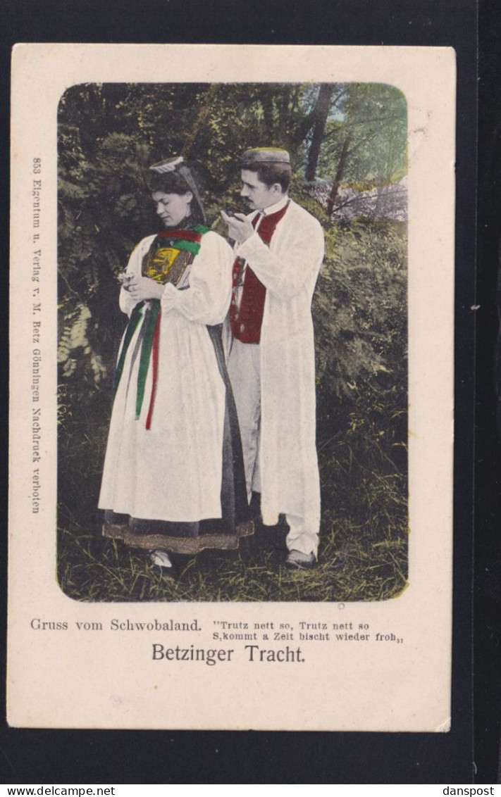 Dt. Reich AK Betzinger Tracht - Boetzingen