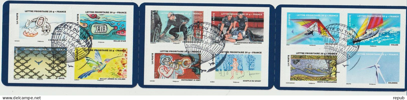 France 2013 Carnet L'air BC 889 Oblitéré D'époque - Conmemorativos