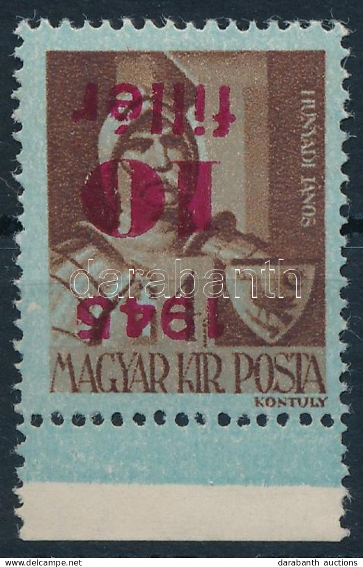 ** 1945 Kisegítő 10f/4f Fordított Felülnyomással (5.000) - Otros & Sin Clasificación